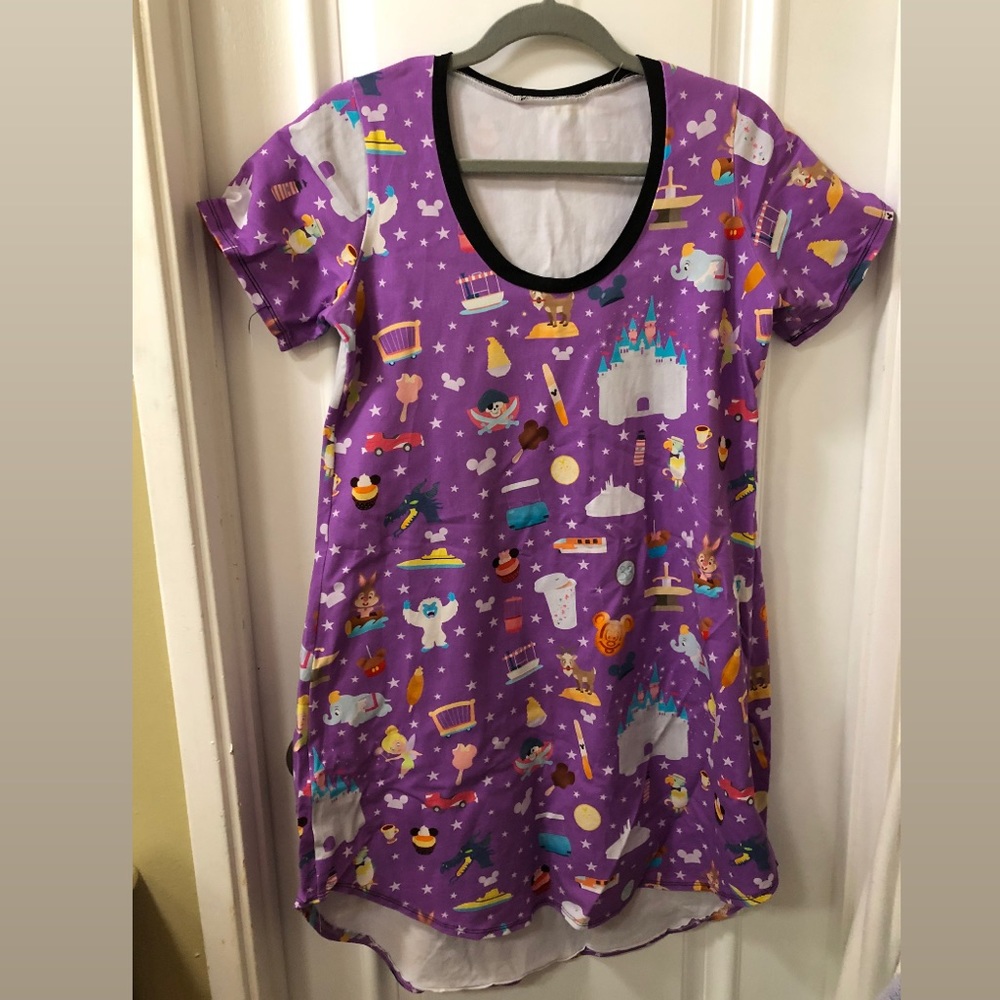 New custom made Disney tshirt dress size large